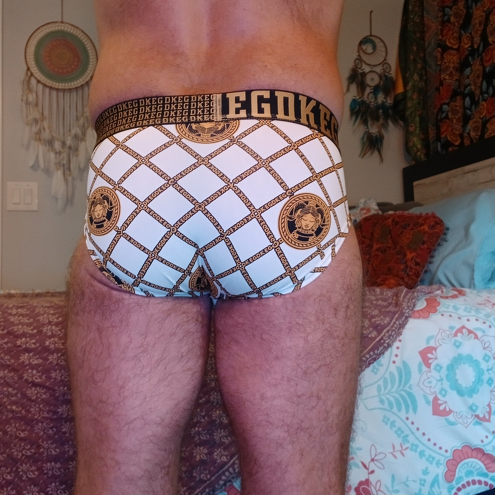 NWT Men's Gold and White Underwear Set - Picture 5 of 5